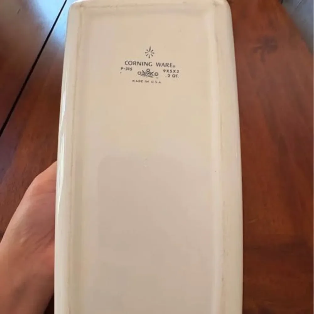 Corningware vintage white